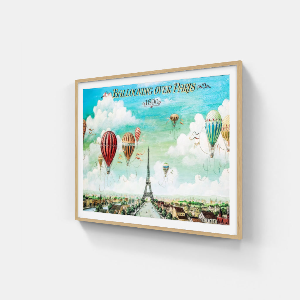 Up, Up and Away ballooning poster