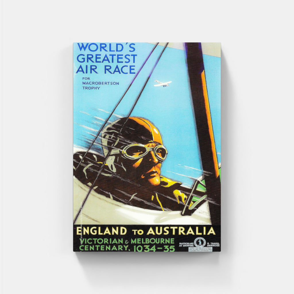 The England-Australia Air Race poster