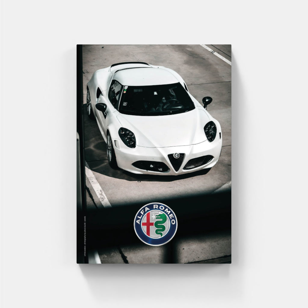 Alfa Romeo 4C - supercar poster