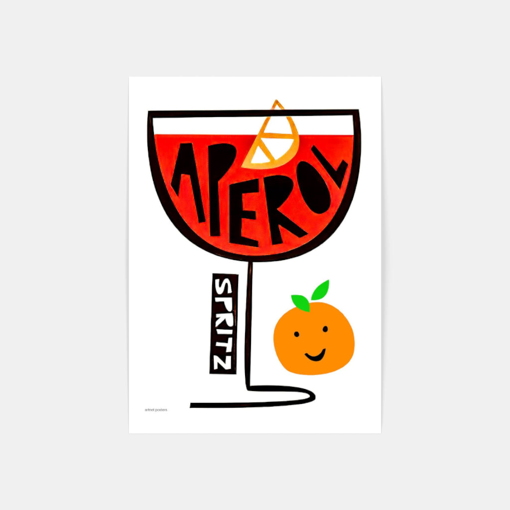 Aperol Spritz retro poster