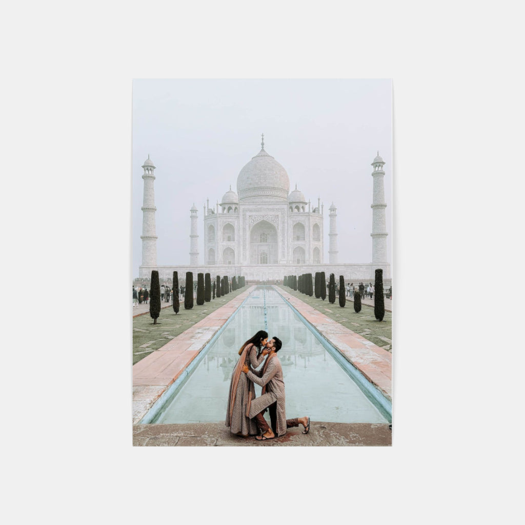 Taj Mahal Love poster