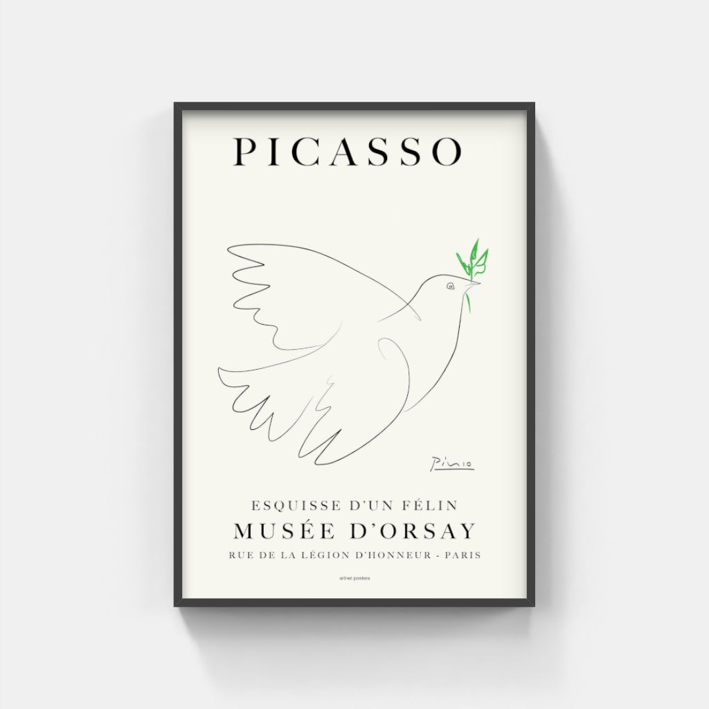 Picasso Peace Dove poster