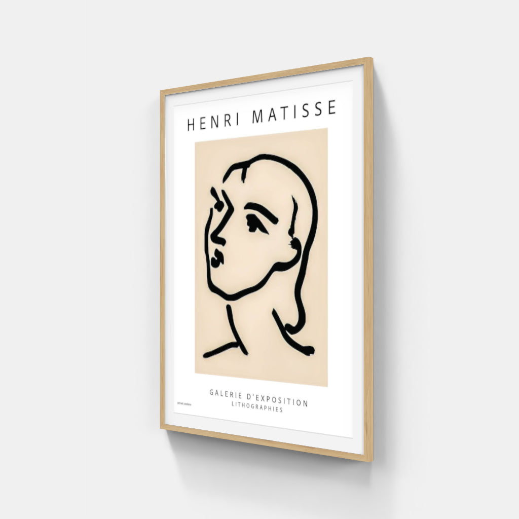 Henri Matisse Head poster