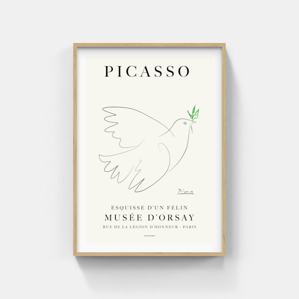 Picasso Peace Dove poster