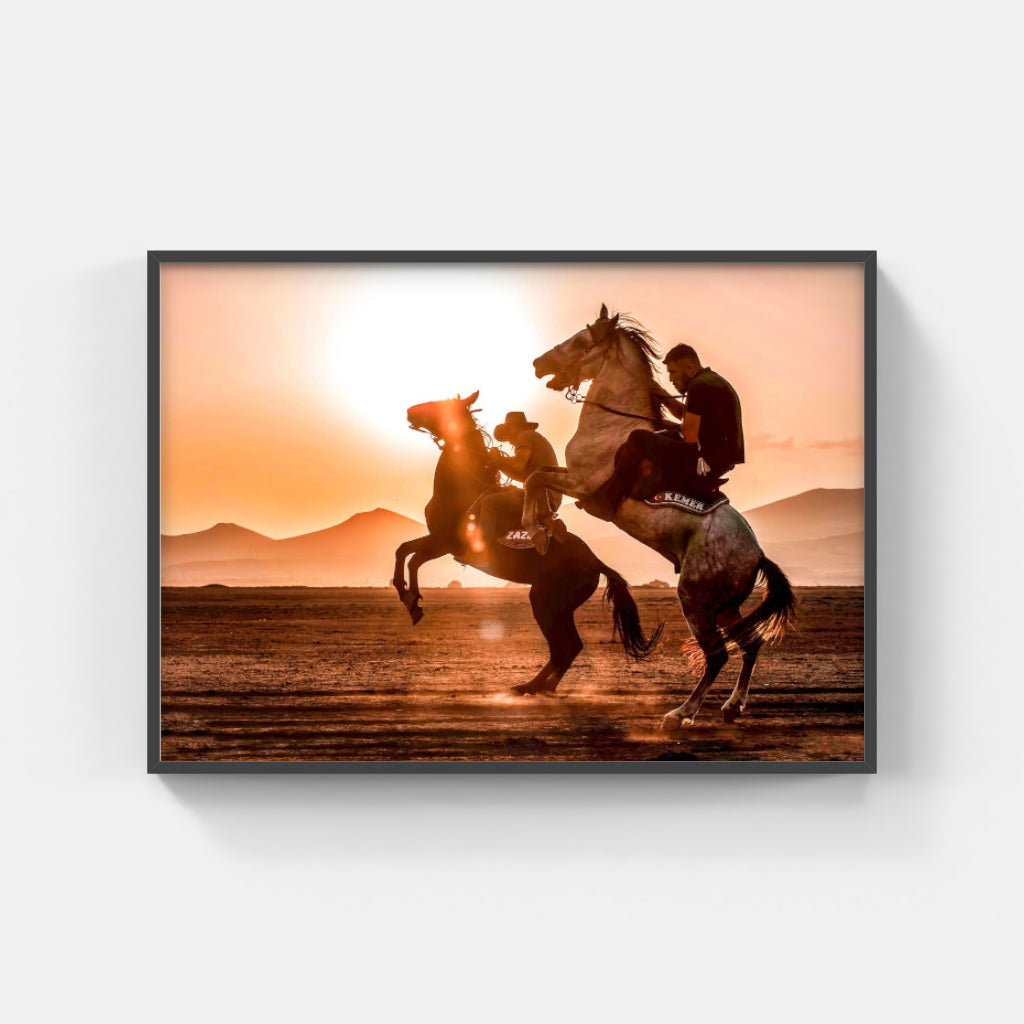 Double Rodeo horse poster