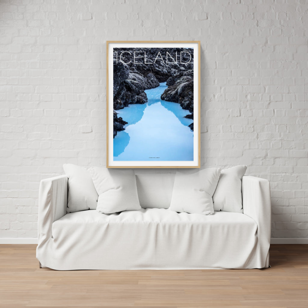 Iceland's Blue Lagoon poster