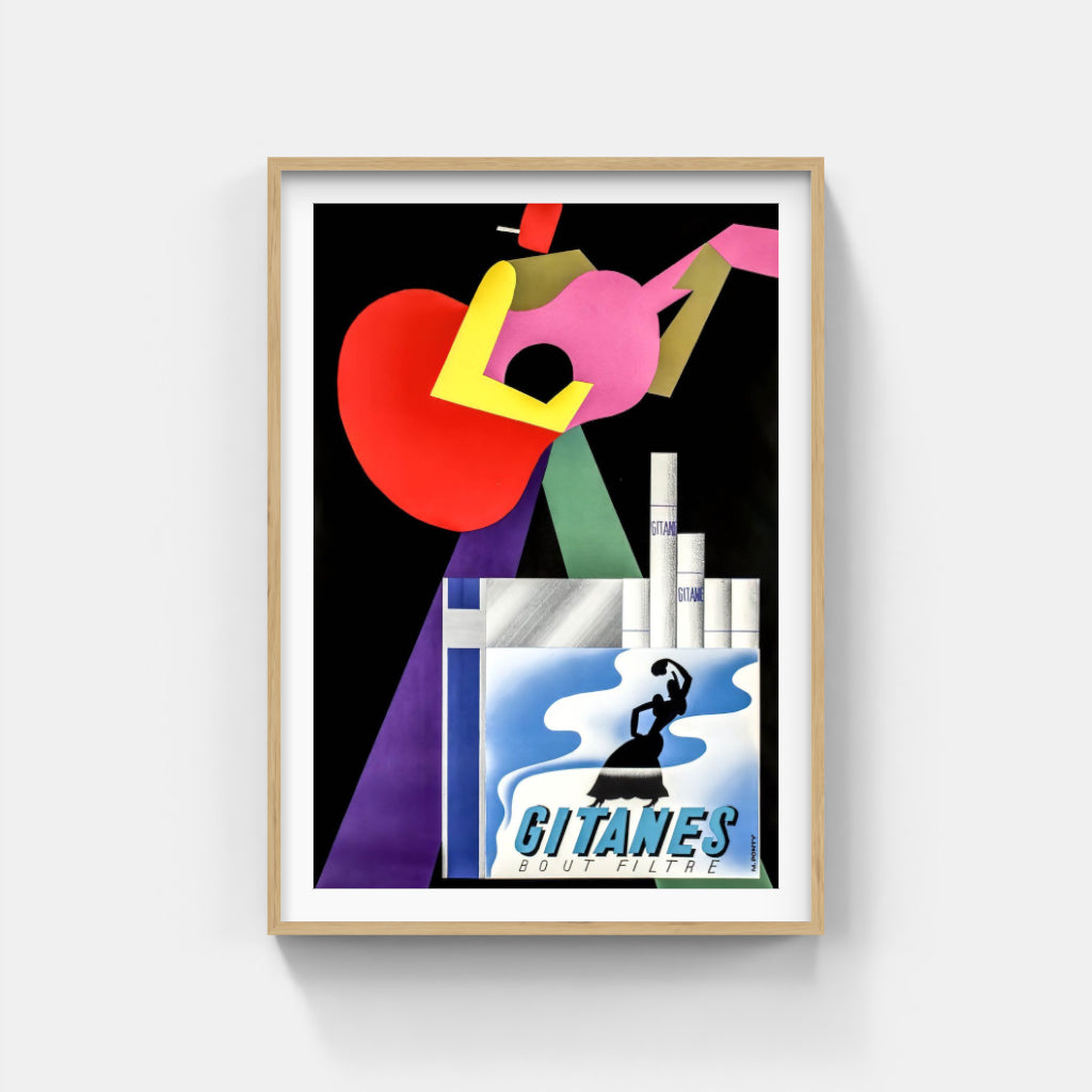 Gitanes Blue poster