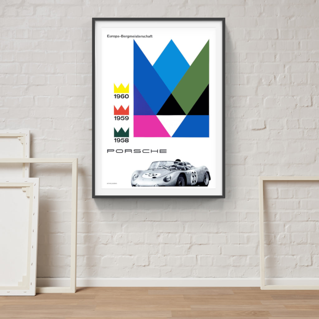 Porsche Europa Hillclimb poster