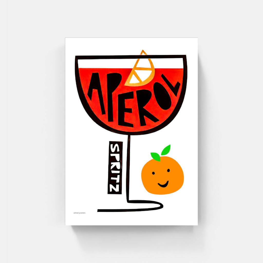 Aperol Spritz retro poster