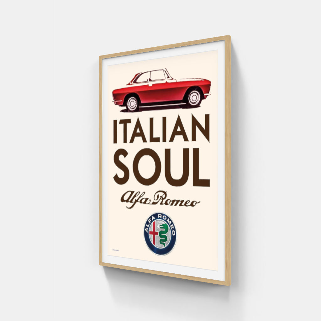 Alfa Romeo GTV car poster