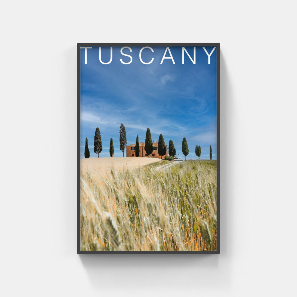 Idyllic Tuscany poster