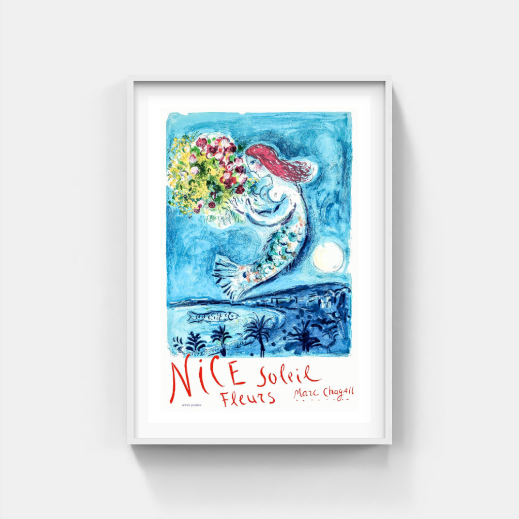 Chagall "Nice Fleurie" poster