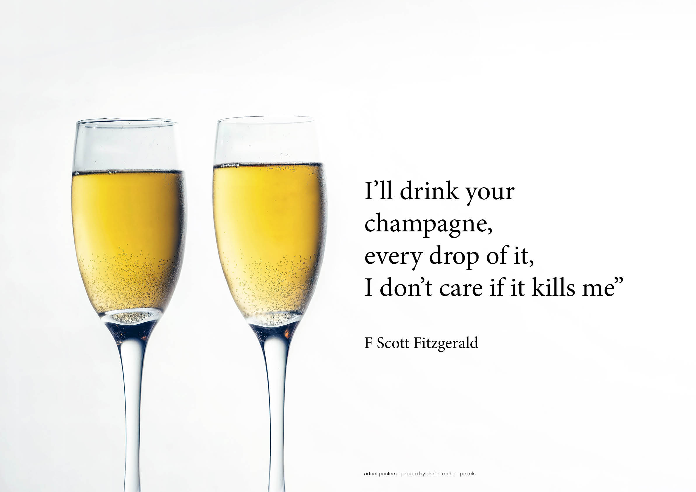 Every drop of Champagne poster