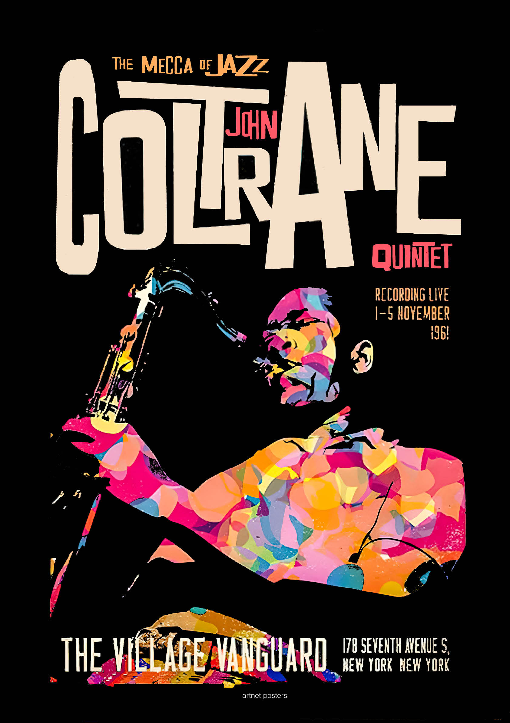 John Coltrane Village Vanguard poster