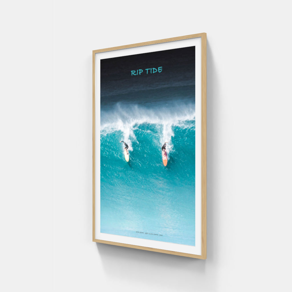 Rip Tide surfing poster