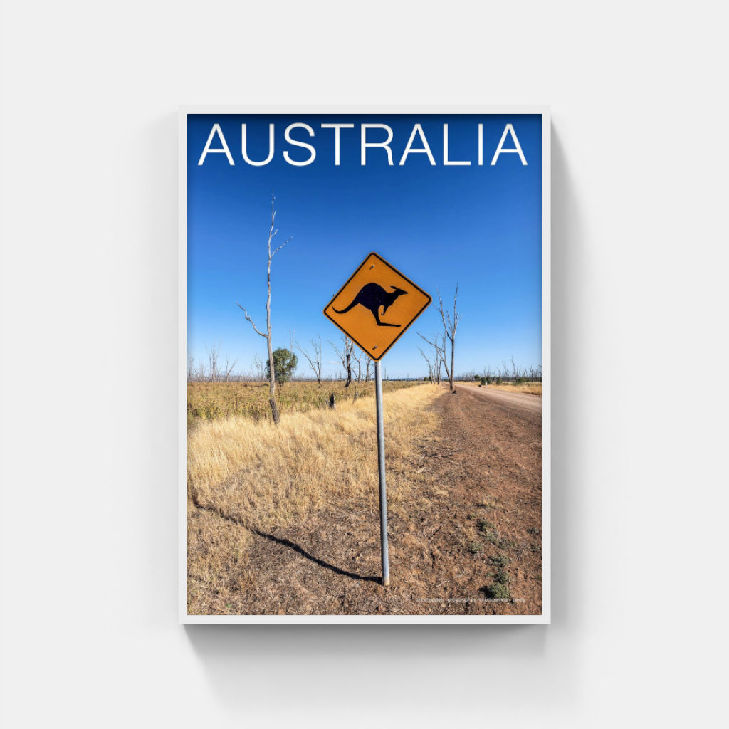 Kangaroos sign poster