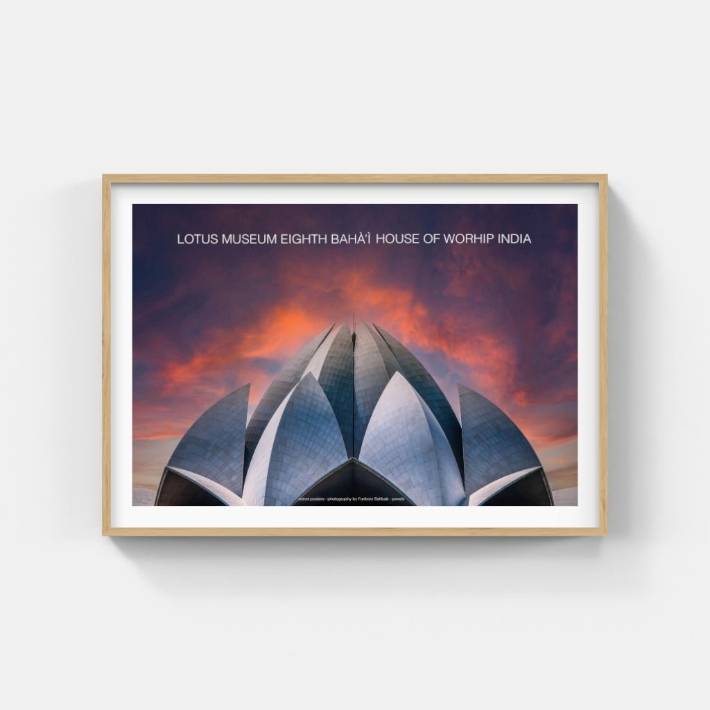 Lotus Museum New Delhi poster