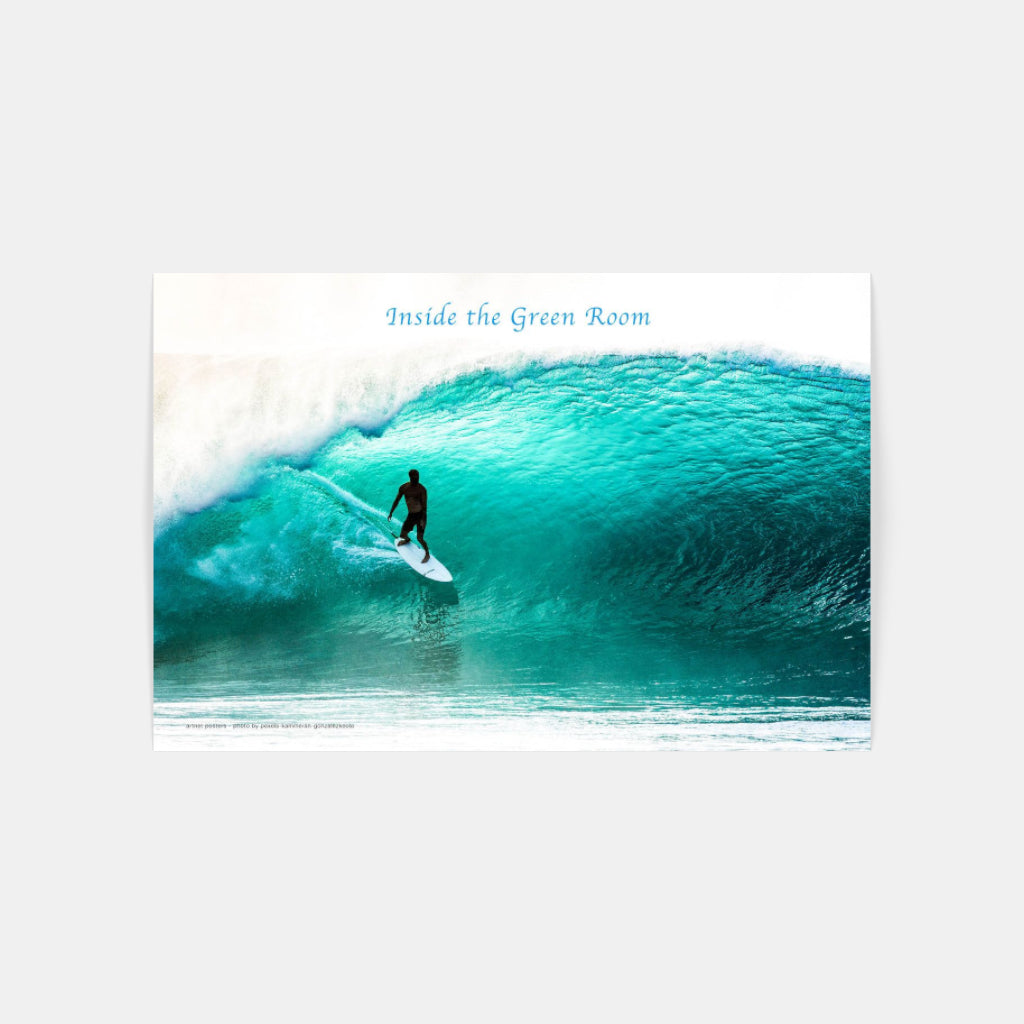 Inside the Green Room surfing poster