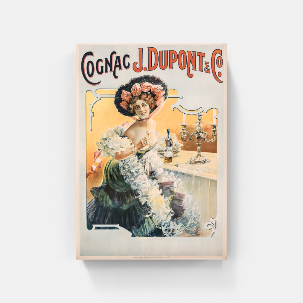 Cognac Dupont retro poster