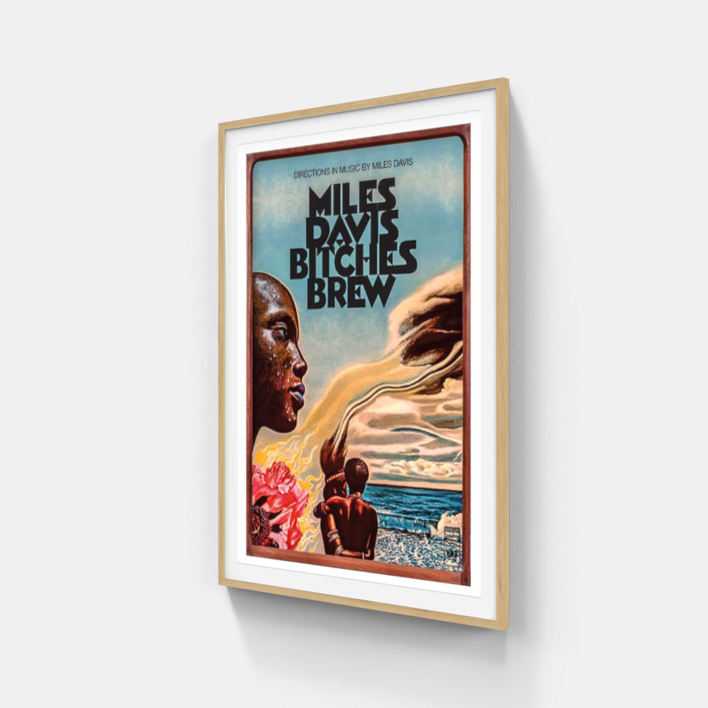 Miles Davis Bitches Brew poster