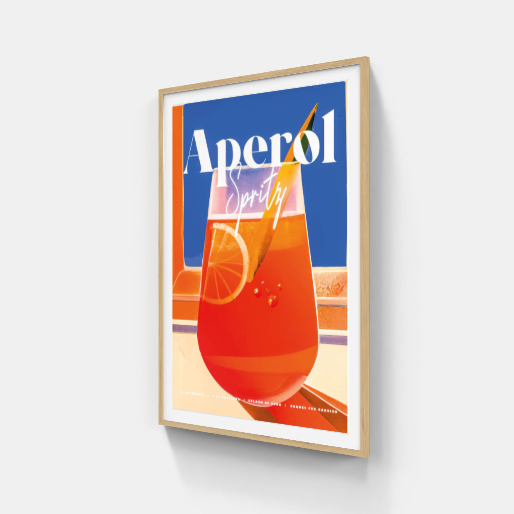 Aperol Spritz retro poster