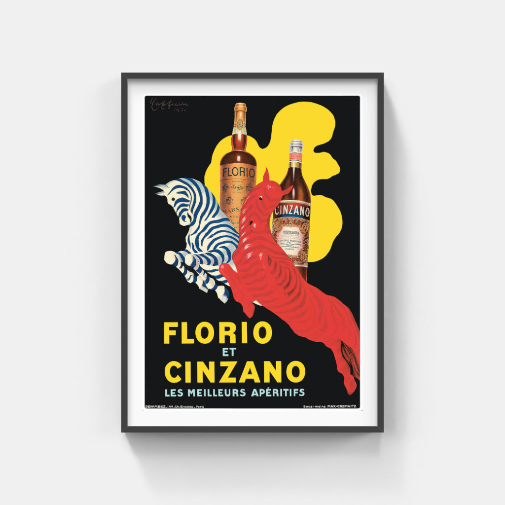 Cinzano et Florio poster