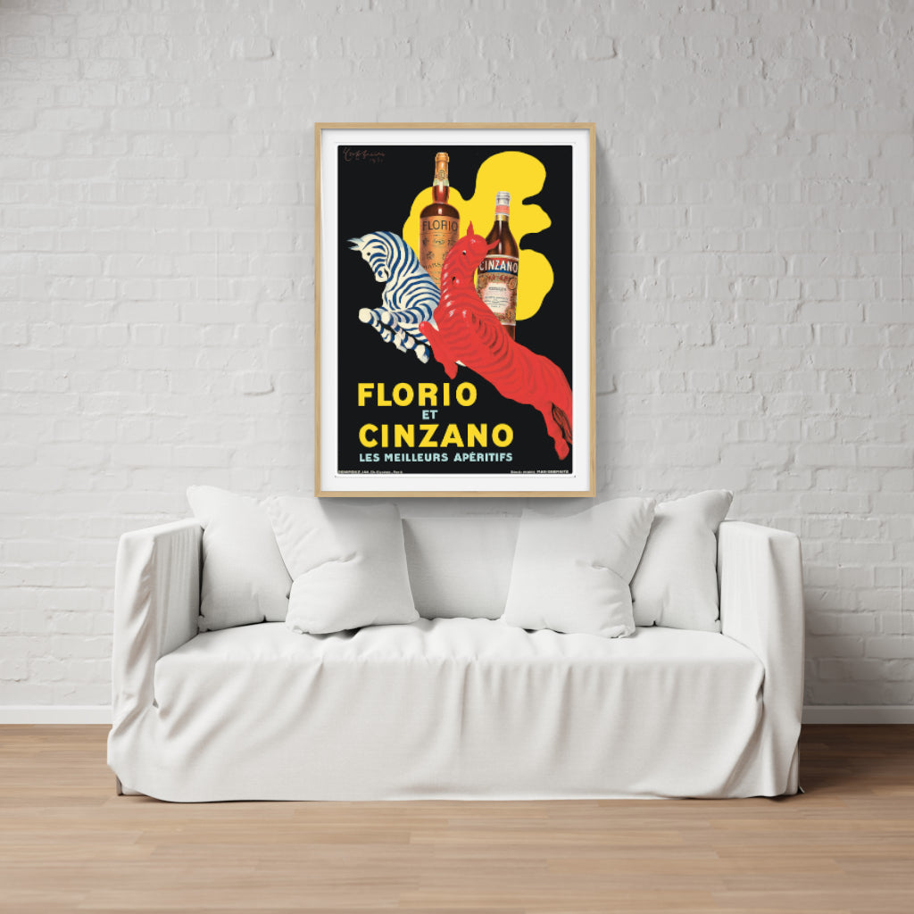 Cinzano et Florio poster