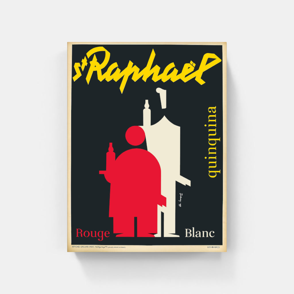 St Raphaël retro poster