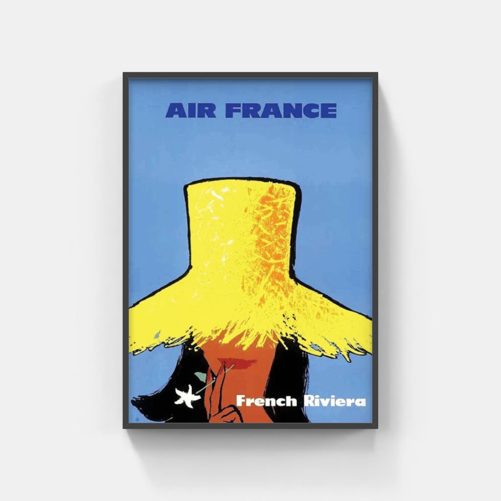 Air France Riviera - travel poster