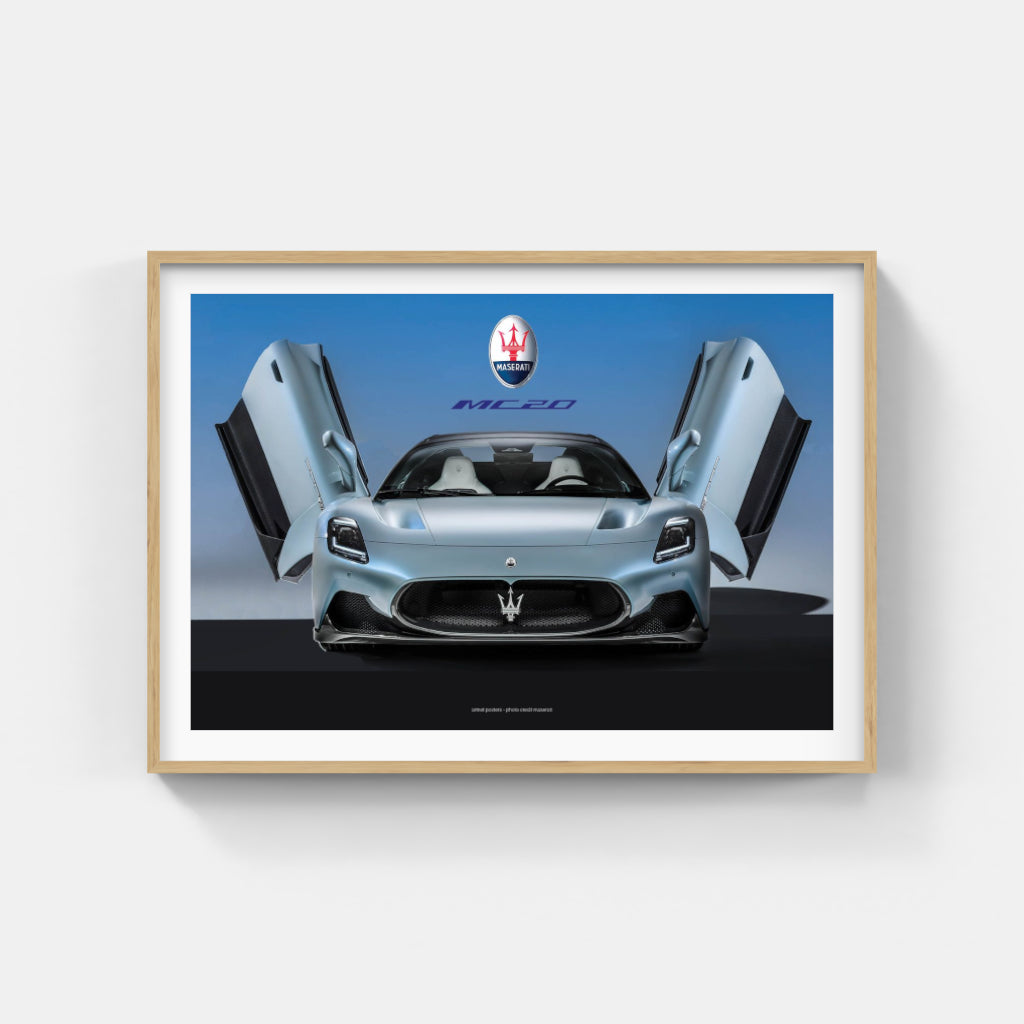 Maserati MC 20 poster