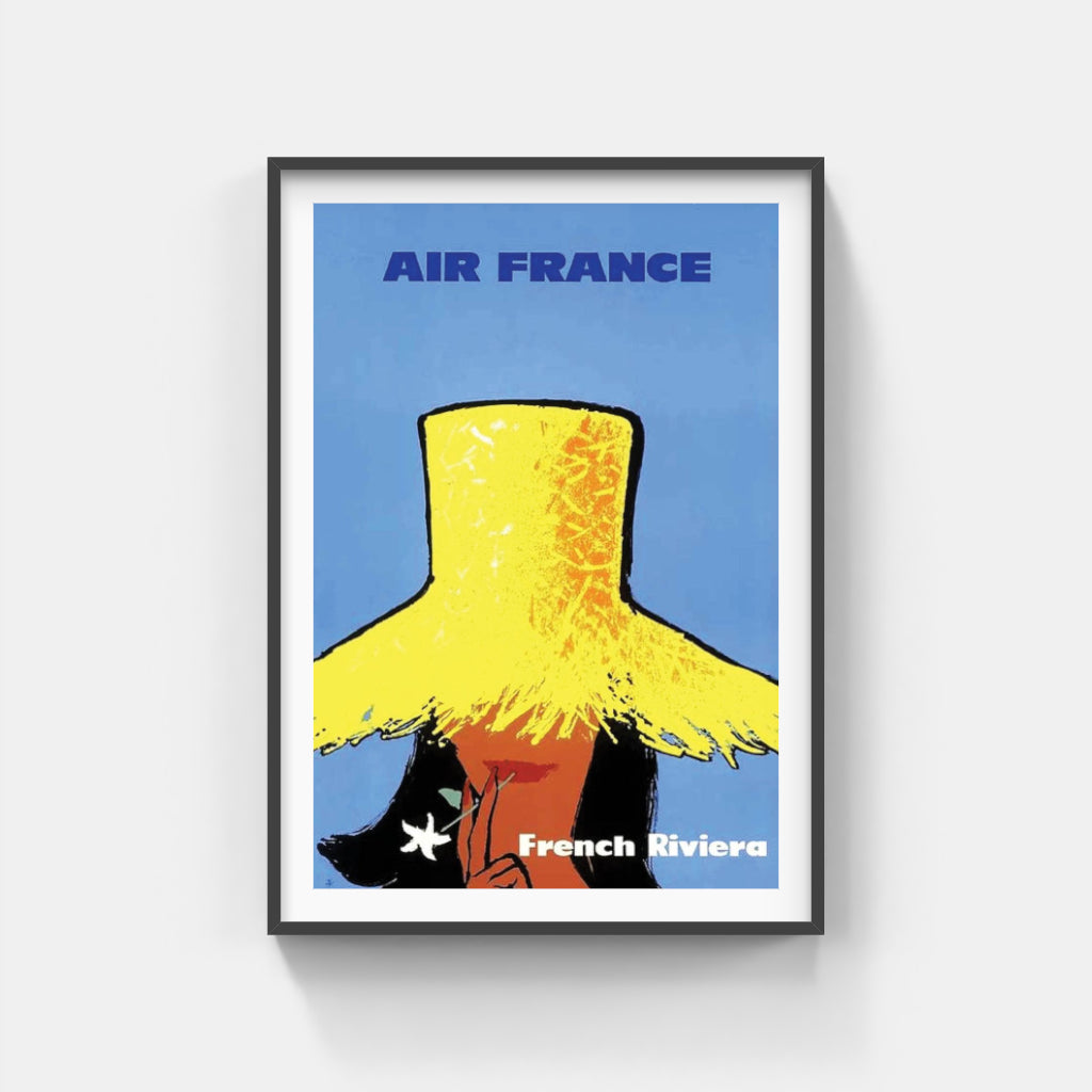 Air France Riviera - travel poster