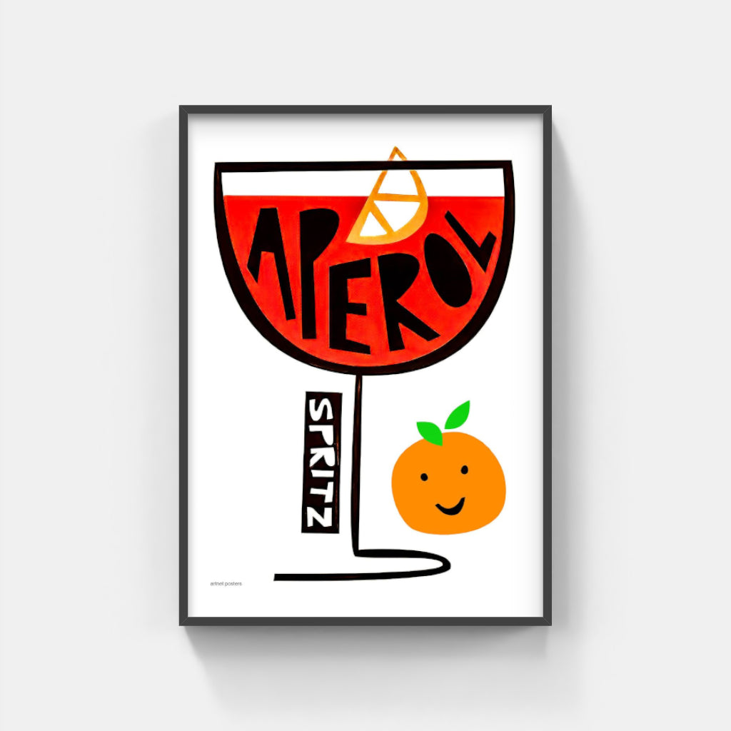 Aperol Spritz retro poster