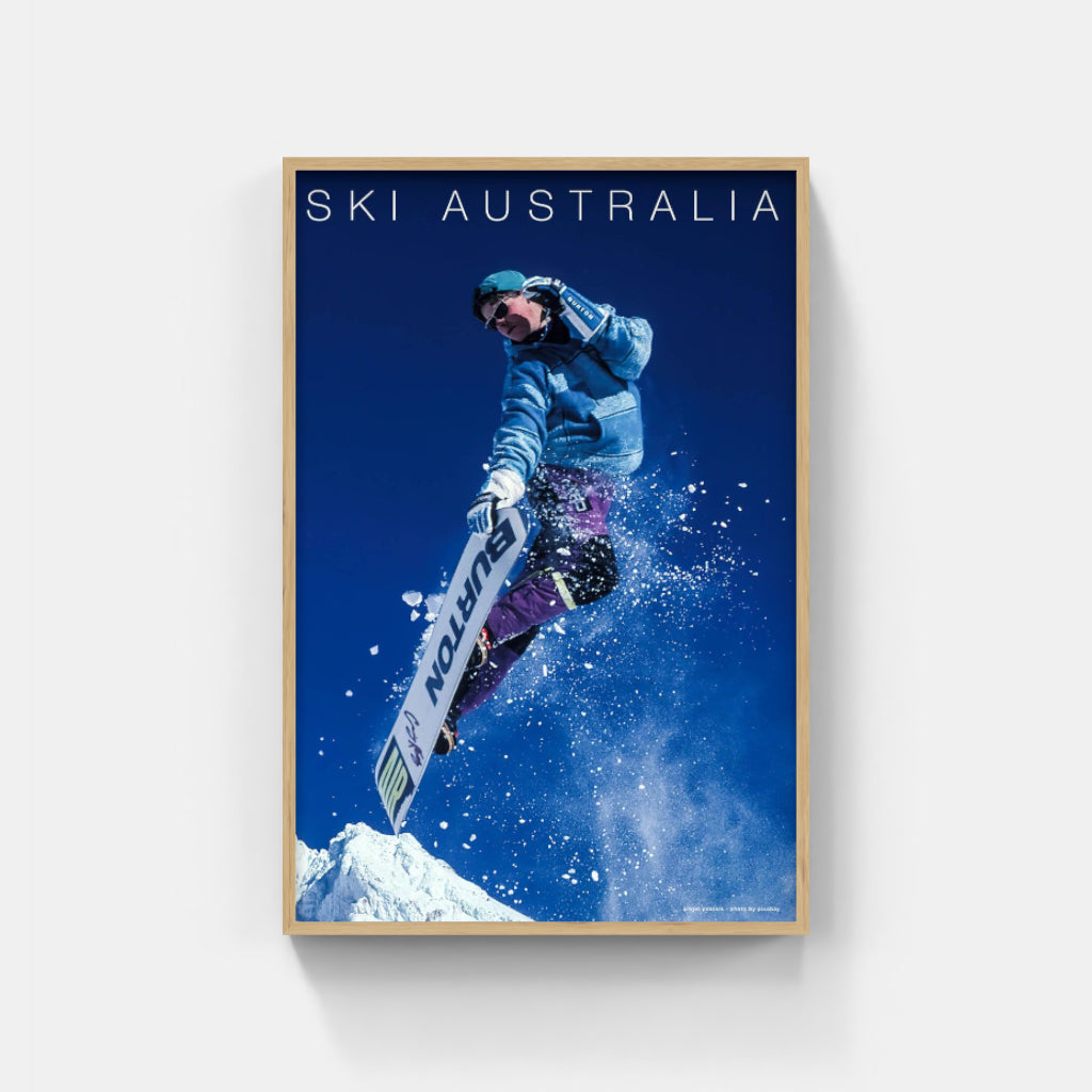 Snowboarding Australia poster