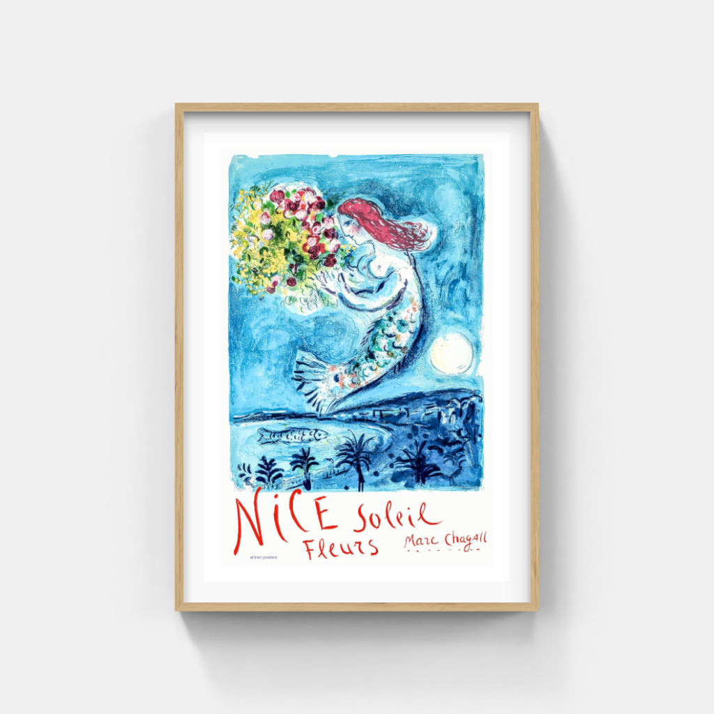 Chagall "Nice Fleurie" poster