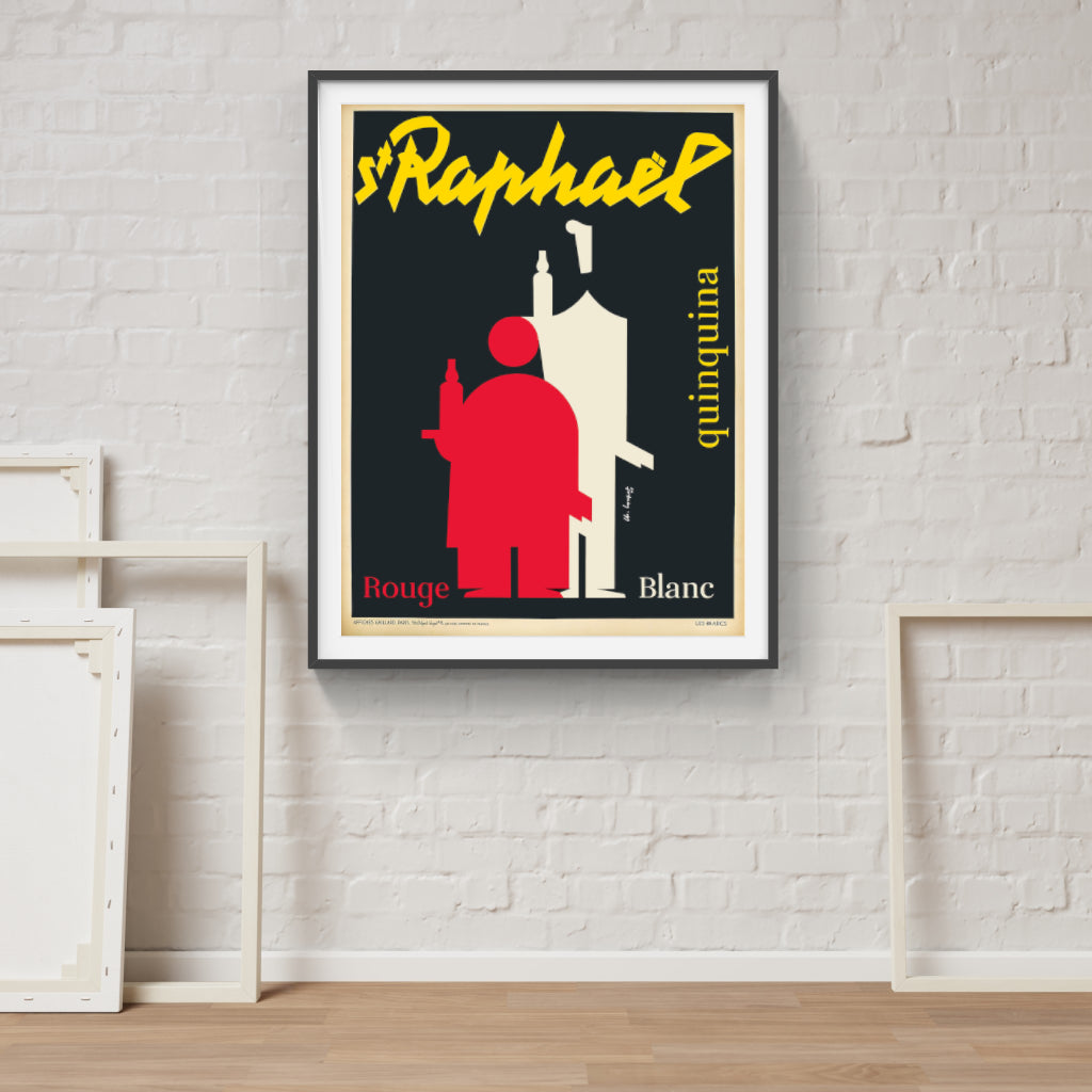 St Raphaël retro poster