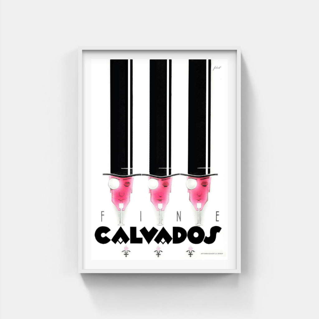 Calvados retro poster