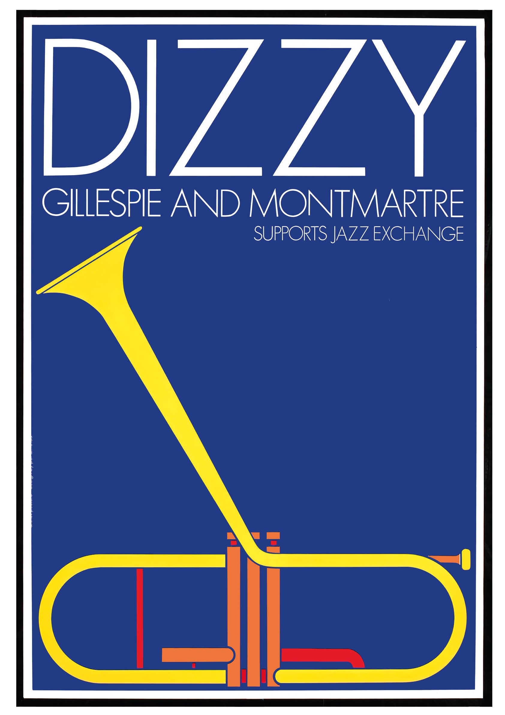 Dizzy at Montmartre poster