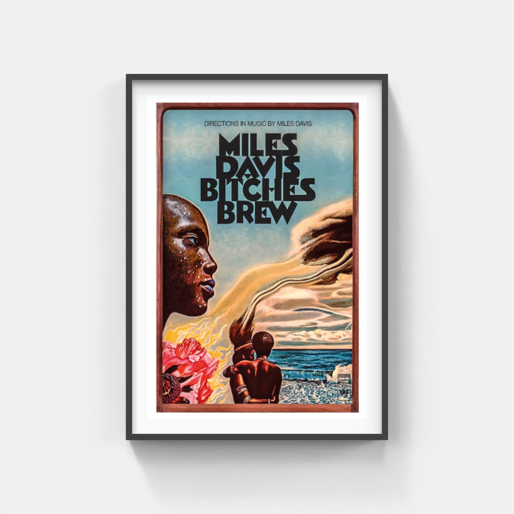 Miles Davis Bitches Brew poster