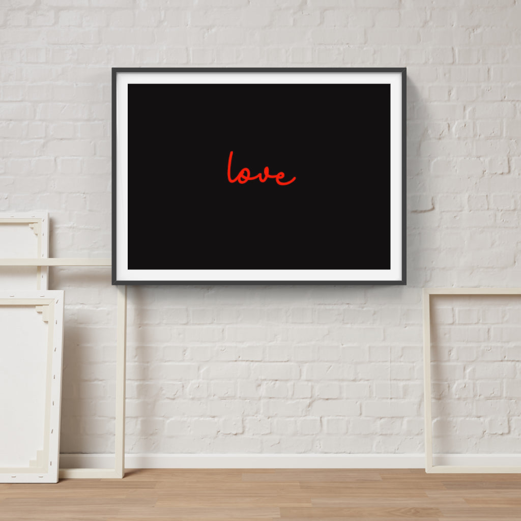 One Little Word love poster