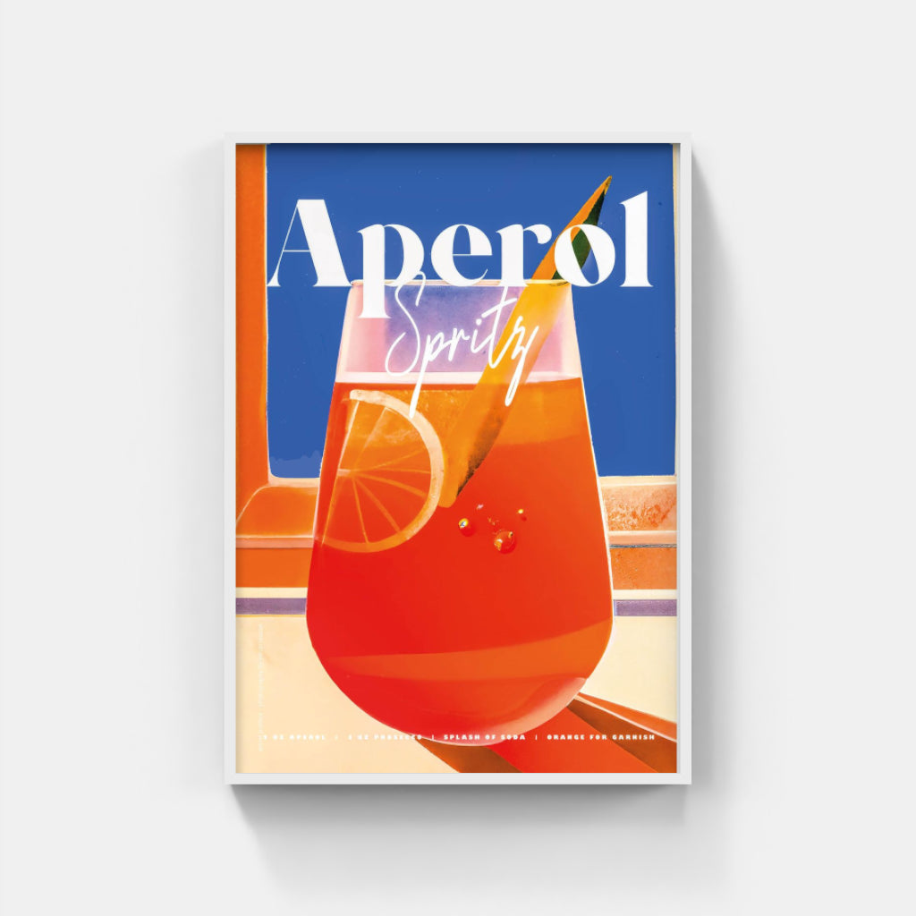 Aperol Spritz retro poster