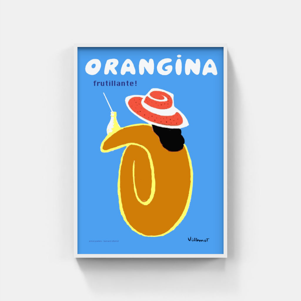 Orangina - Bernard Villemot poster