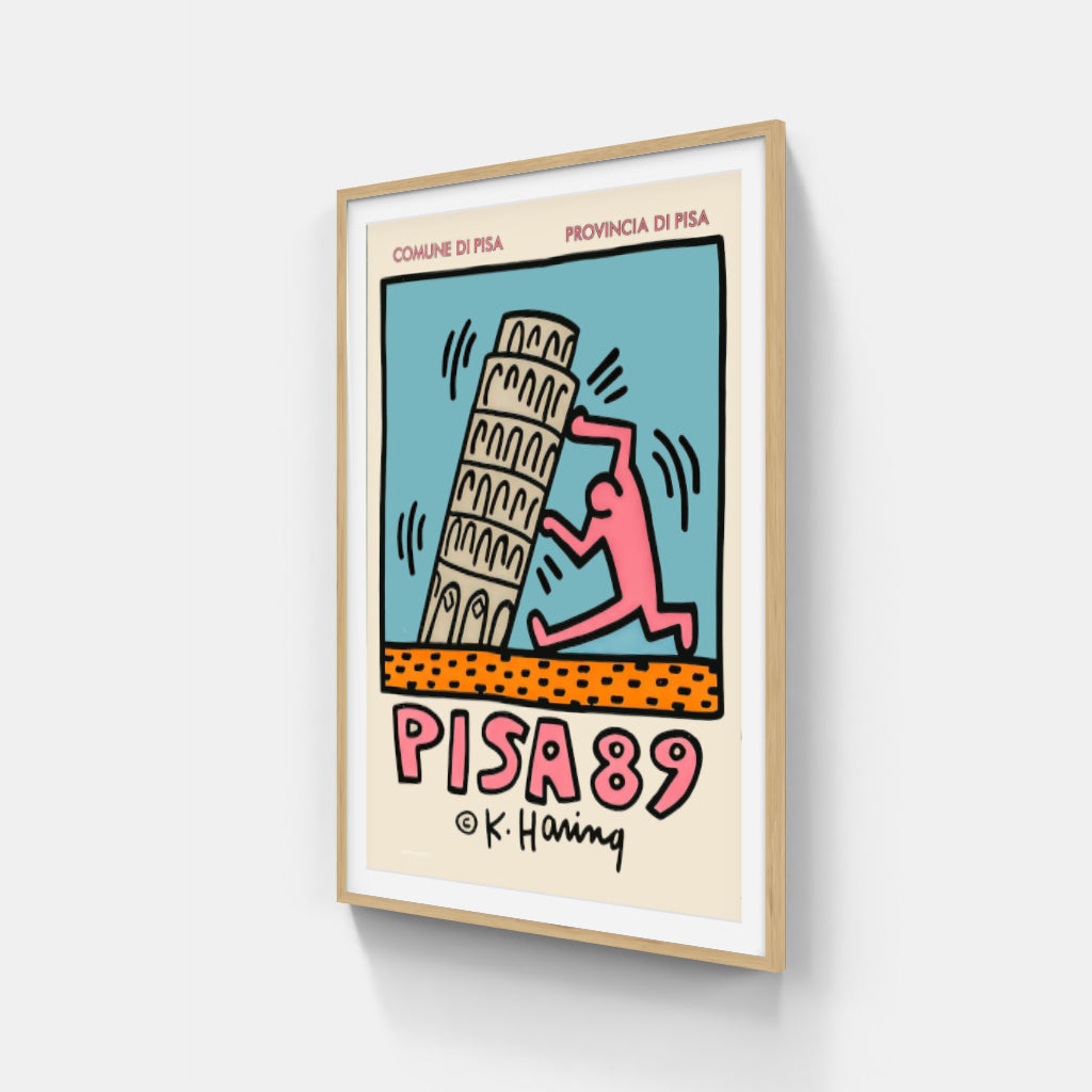 Keith Haring - Pisa poster