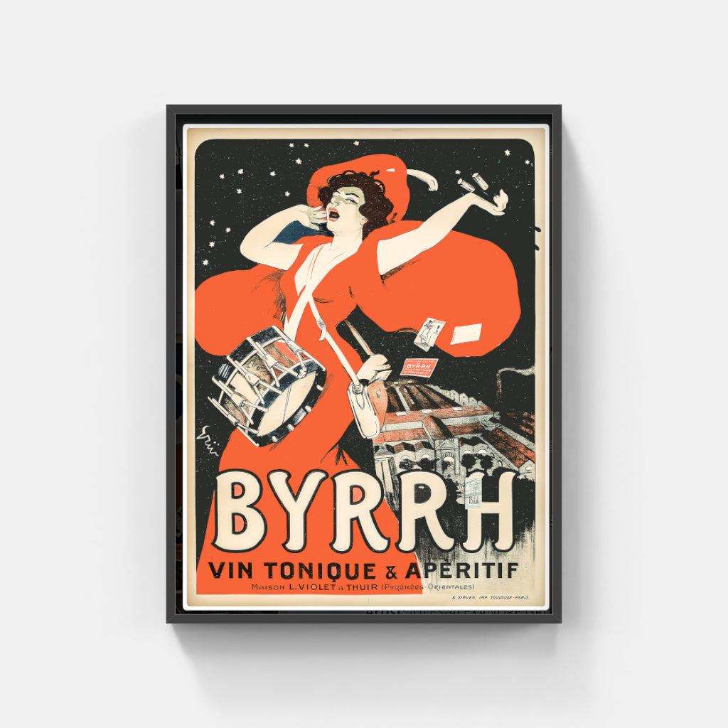 Byrrh apéritif retro poster