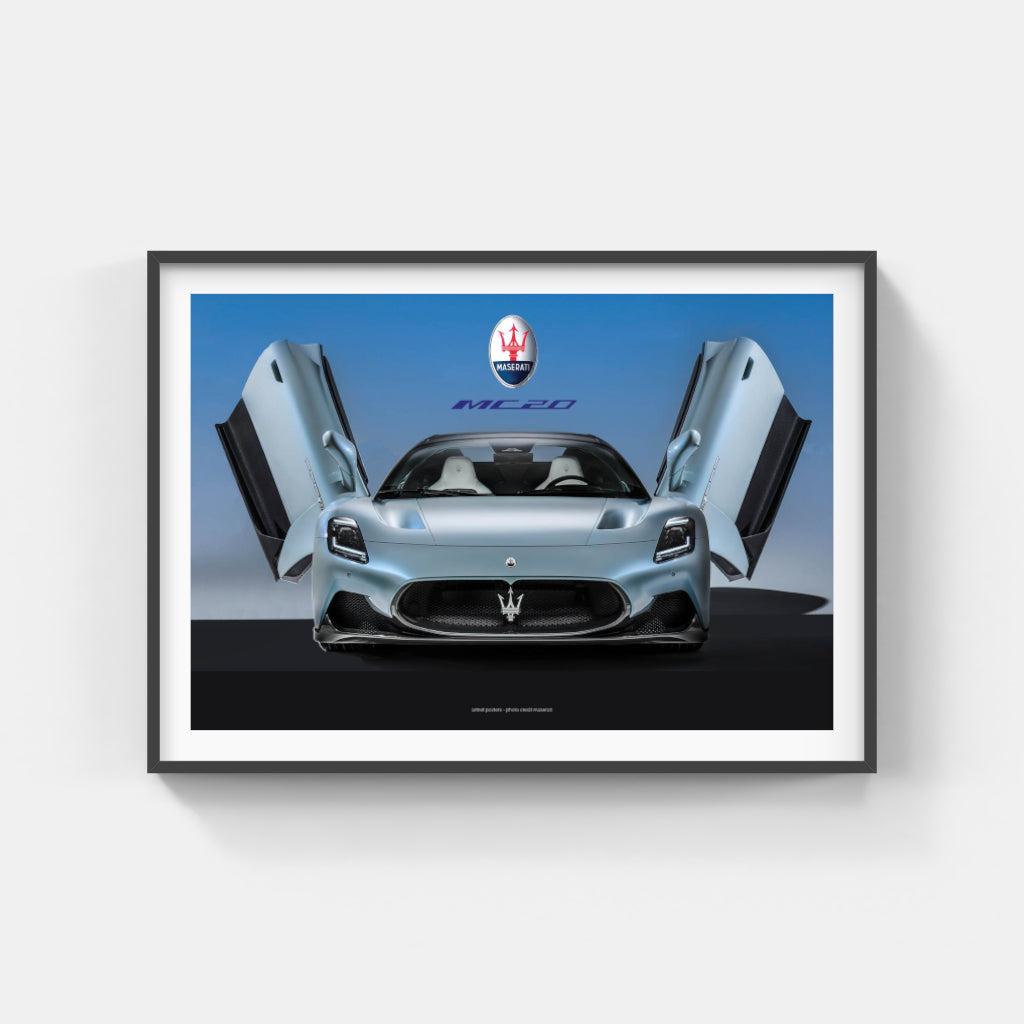 Maserati MC 20 poster