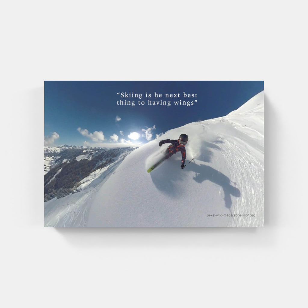 Skiing is Flying poster