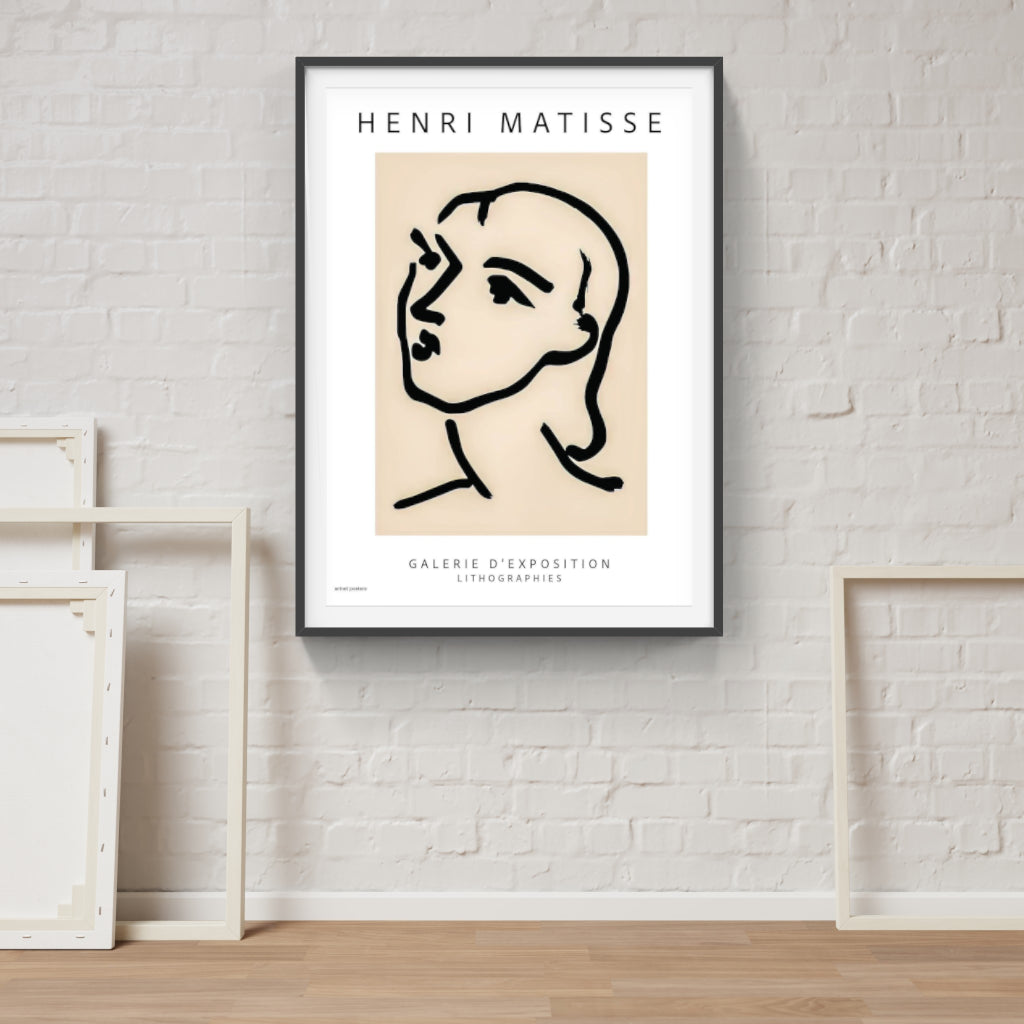 Henri Matisse Head poster