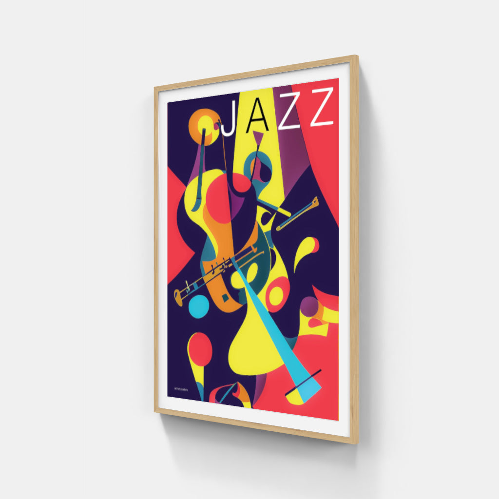 Jazz abstract poster