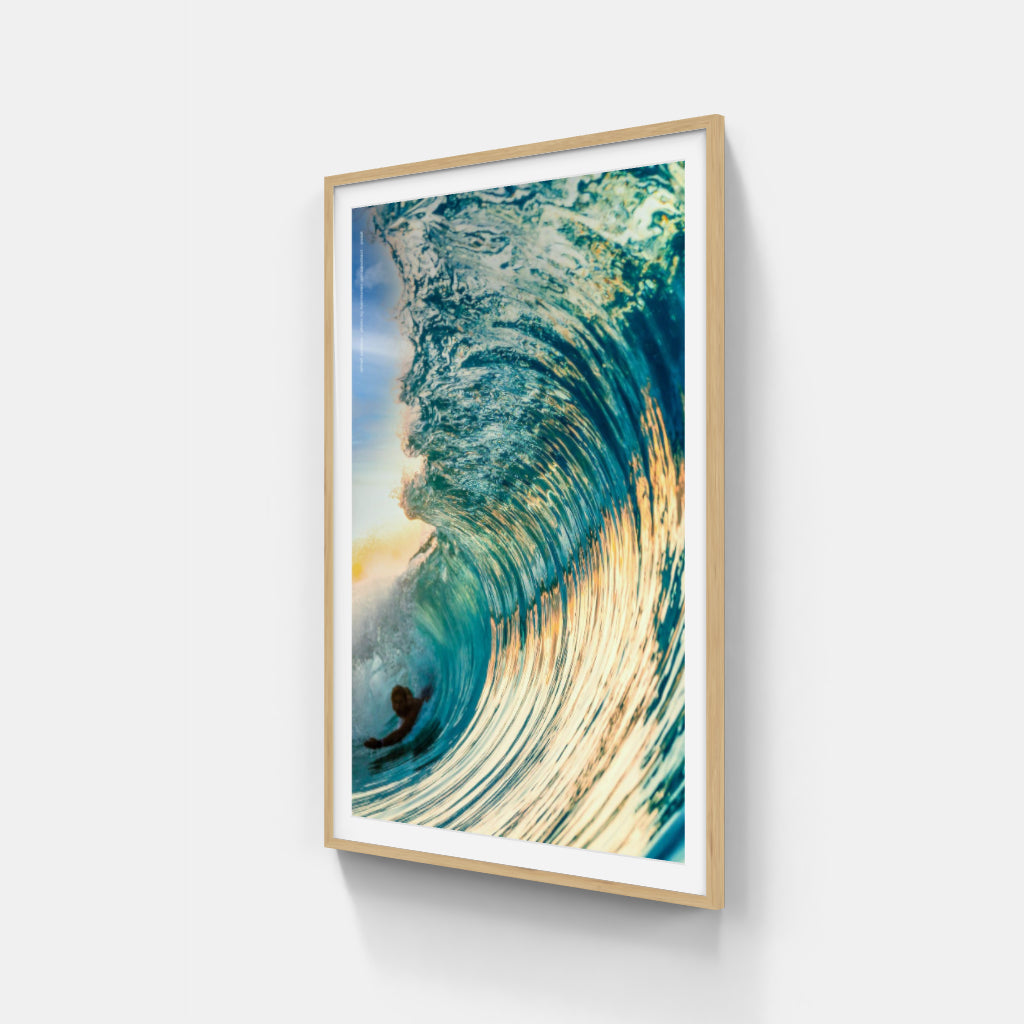 Wall of Glass surfing poster