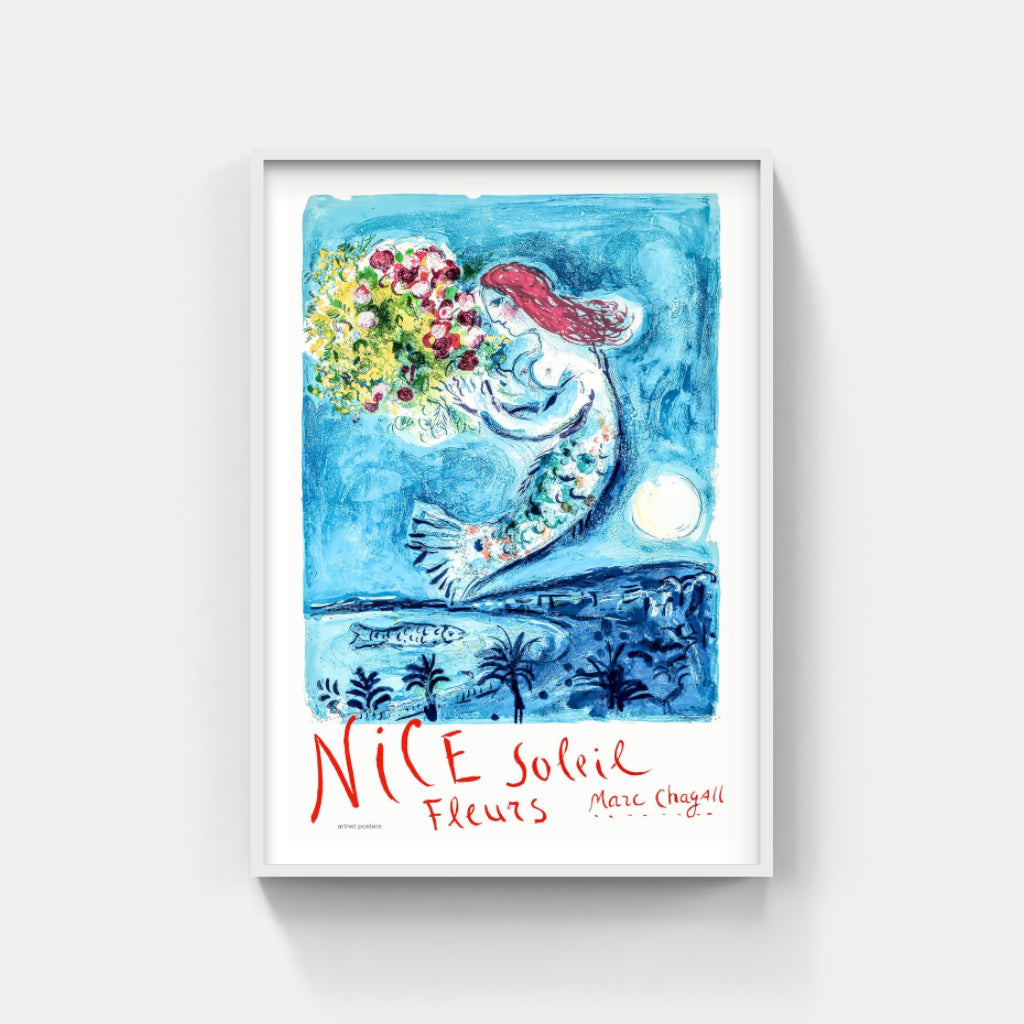 Chagall "Nice Fleurie" poster