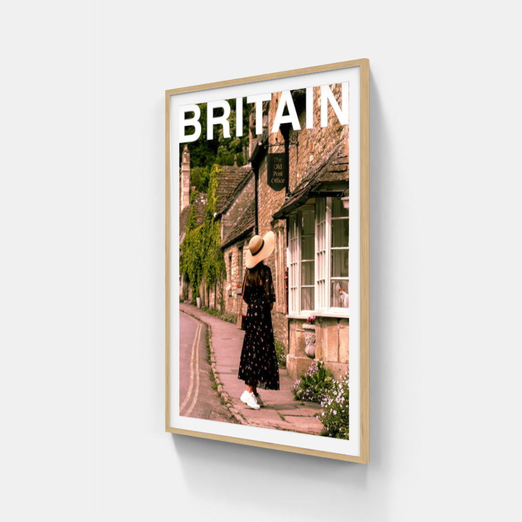Britain - Pretty as a Postcard poster